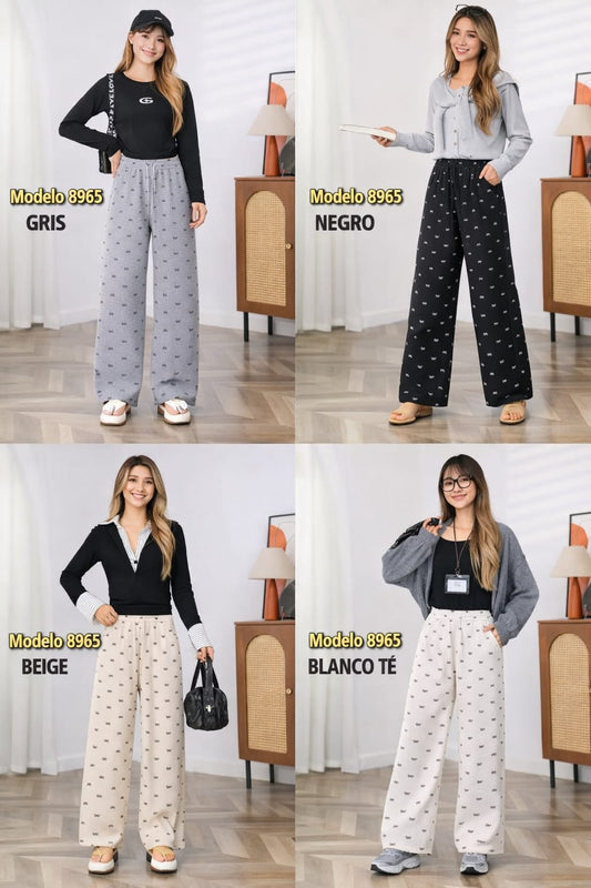 PANTALON MUJER MARIPOSA 8965