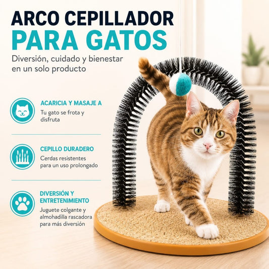 CEPILLO RASCADOR PARA GATO 290587