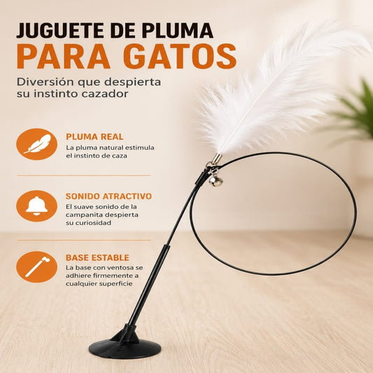 JUGUETE PLUMA PARA GATO 403025