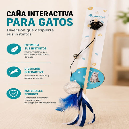 JUGUETE BOLA VARITA PARA GATO 112134