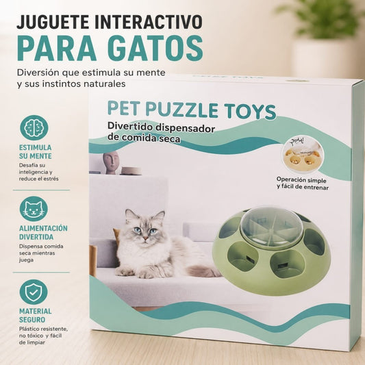 JUGUETE CON DISPENSADOR DE COMIDA PARA GATO 273086