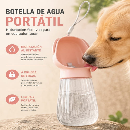 BOTELLA DE AGUA PORTATIL PARA MASCOTA 215071