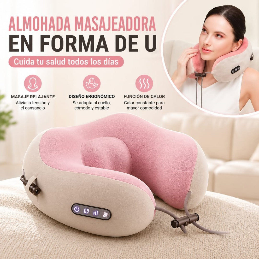 ALMOHADA PARA CUELLO CON MASAJE