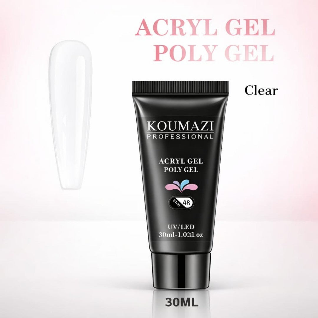 POLYGEL PARA UNAS TRANSPALENTE 30ML 26362-1