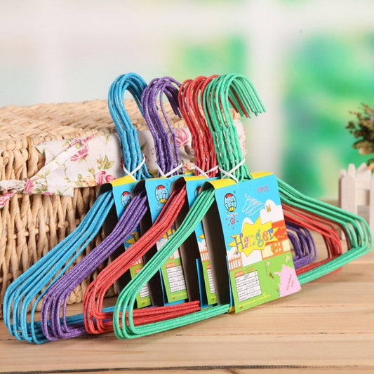 GANCHO ROPA METAL 10PCS 0517