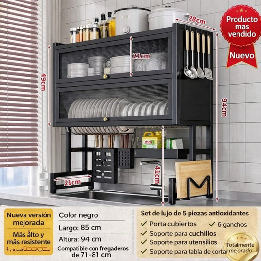 ESCURRIDOR GAVETERO DE FREGADERO 2NIVER 85CM