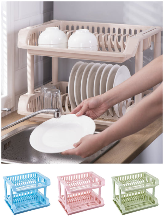 ESCURRIDOR PLATO 2 NIVER PVC 5599B