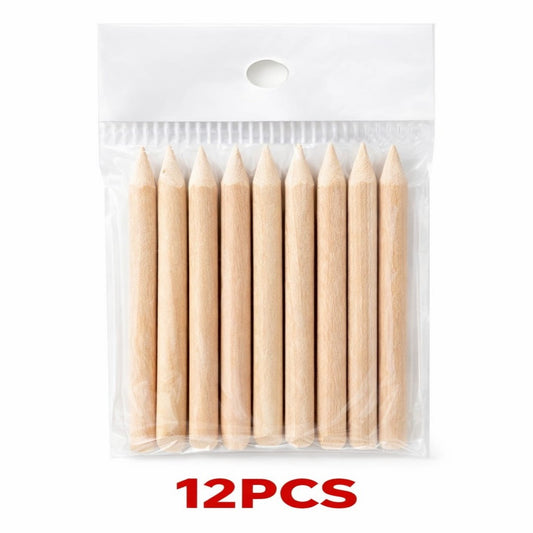 PALILLO MADERA PARA UNAS 65MM*12PCS
