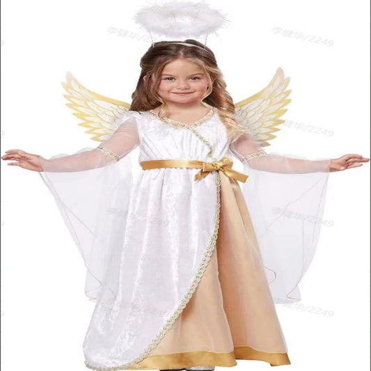 DISFRAZ DE ANGEL PARA NINA 8233