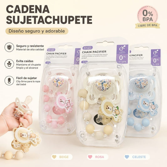SET DE CHUPETA CON SUJETADOR WZ-29-A-Y