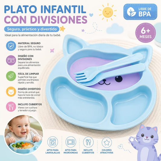 SET VAJILLA PARA BEBE 6206