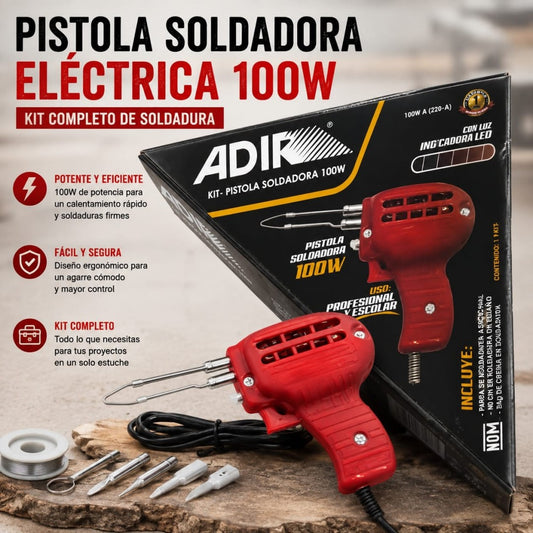 PISTOLA SOLDADORA 100W