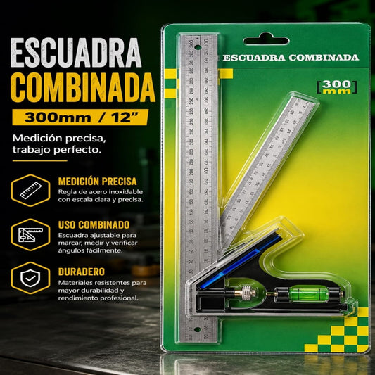 ESCUADRA COMBINADA 300MM