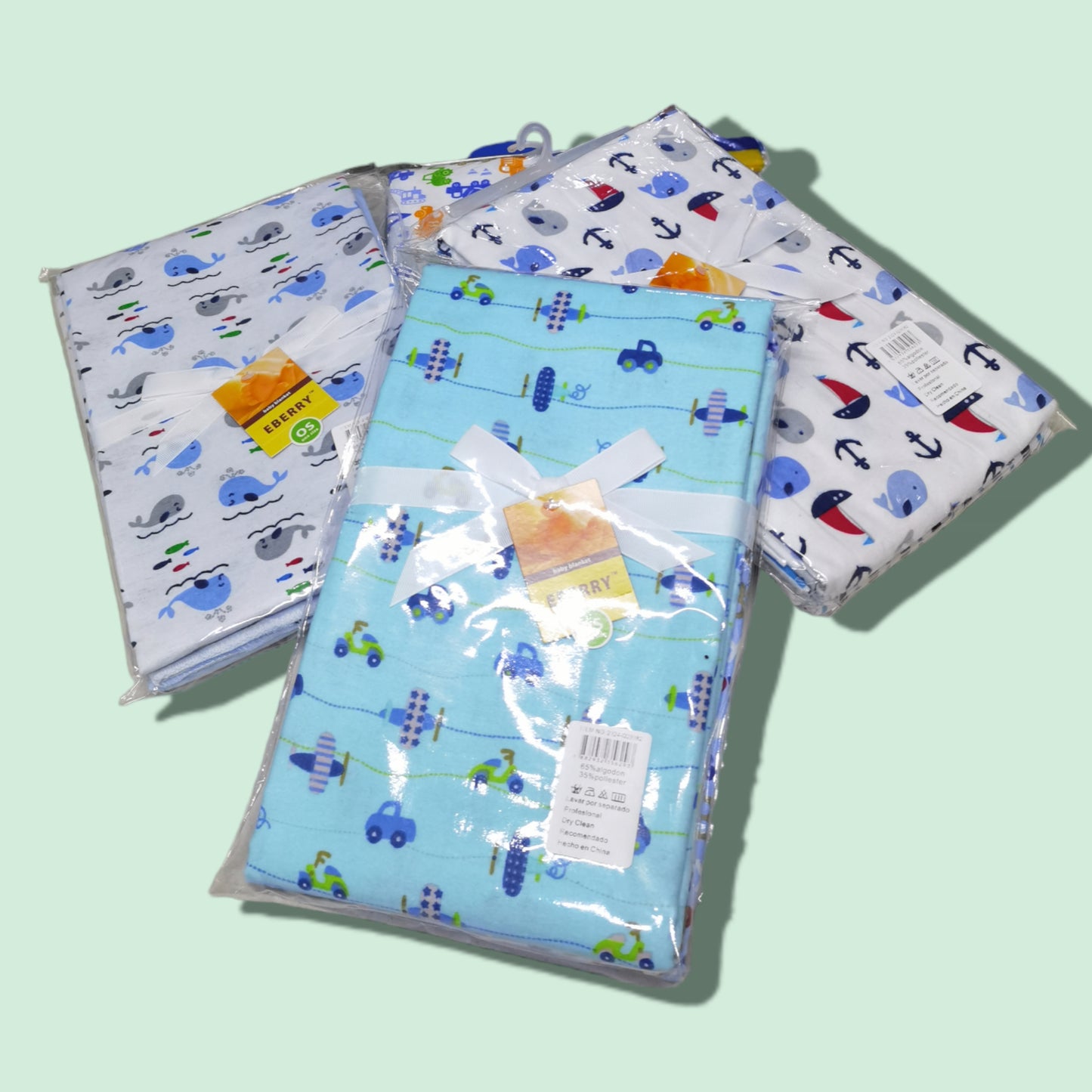 COBIJA P/BEBE 100*150 2PCS