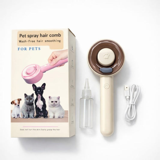 CEPILLO VAPORIZADOR PARA MASCOTAS