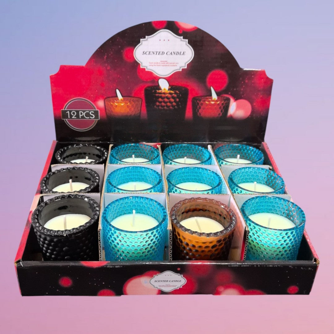 CANDELAS AROMATICAS  VIDRIO BOLA