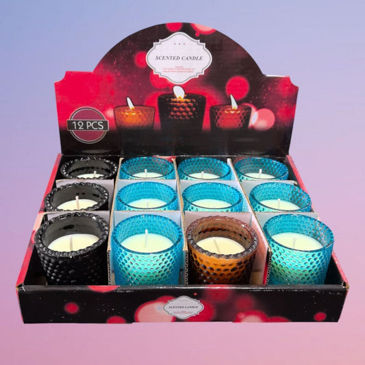 CANDELAS AROMATICAS  VIDRIO BOLA