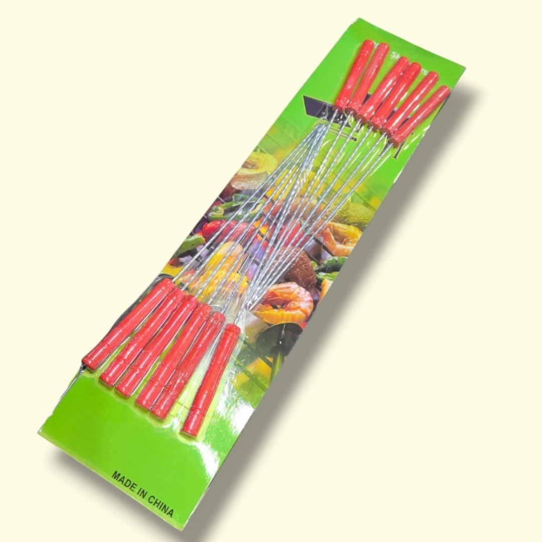 SET PINCHO METAL P\CARNE 12PCS