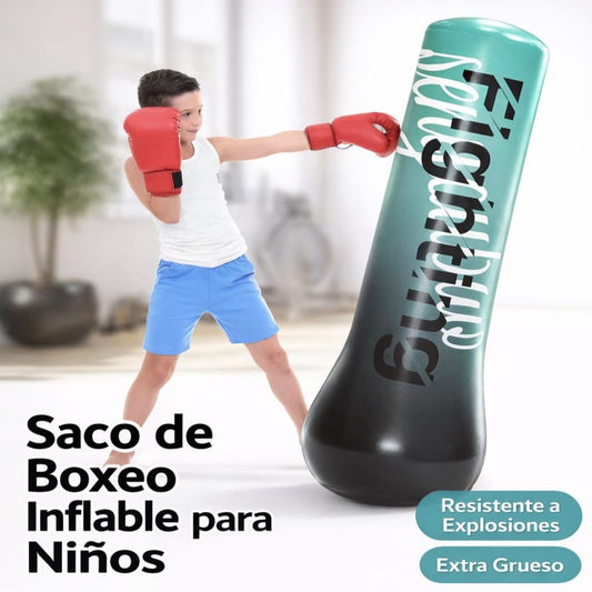 SACO DE BOXEO INFLABLE INFANTIL 1.2M