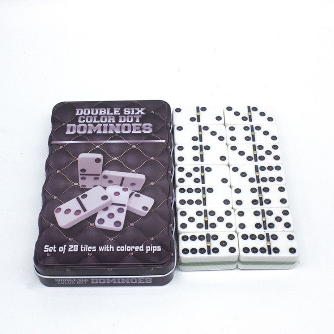 DOMINO 28PCS CAJA METAL