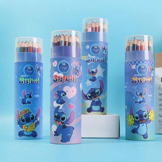 LAPICES DE 36 COLOR TUBO STITCH