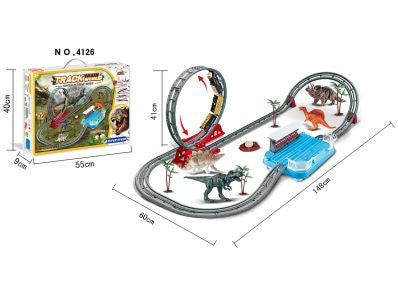 CARRO PISTA DINOSAURIO 4126