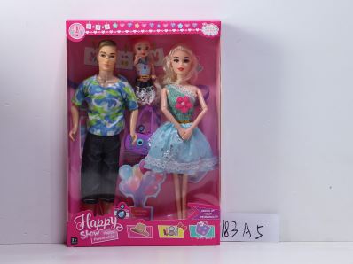 SET MUNECA FAMILIA 11PULG 183A5