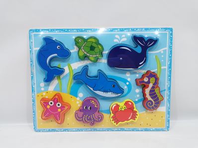 ROMBECABEZA DE APRENDIZAJE MADERA ME555-6 MARINA