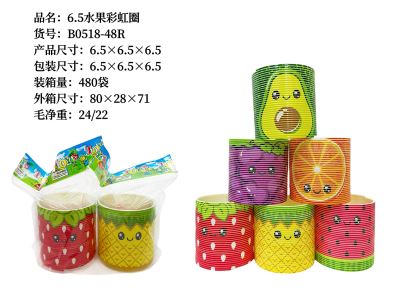 RESORTE FRUTAS 6.5CM B0518-48R