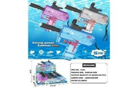 PISTOLA AGUA TRANSPALENTE 2142